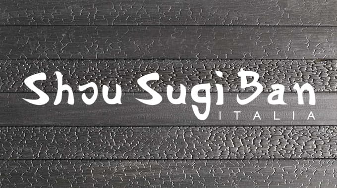 Legni carbonizzati con tecnica giapponese per rivestimenti esterni e pavimenti