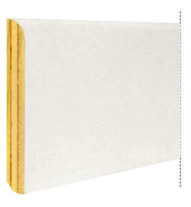 Battiscopa BC: Becco civetta impiallacciato colori RAL