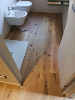 Foto dei pavimenti in legno artigianali dei clienti di Parquet Sartoriale